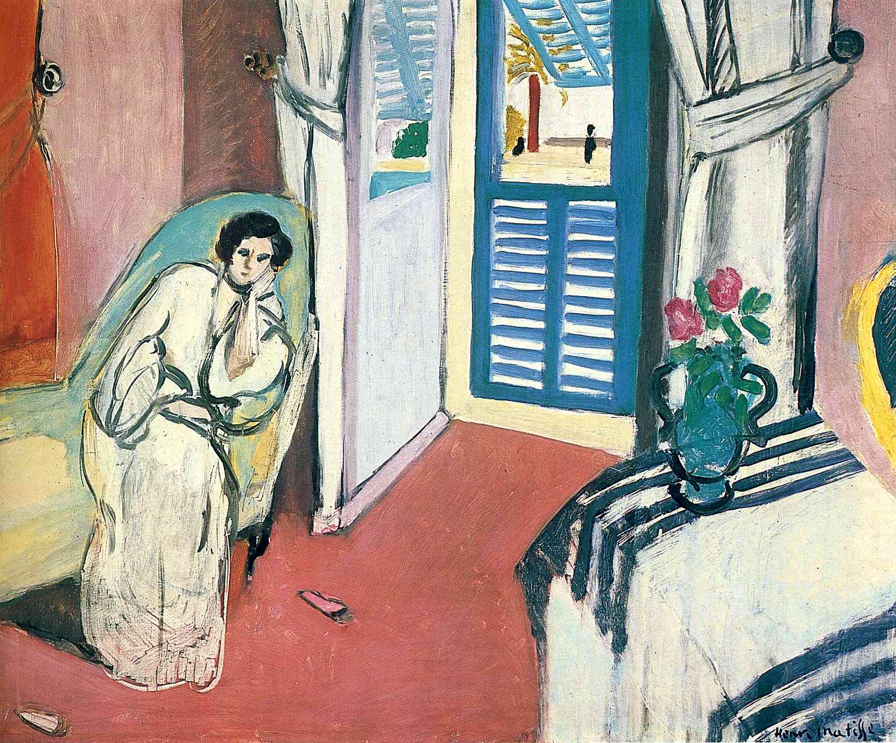 Woman on a Sofa (1919) Henri Matisse tablo - Dekolata