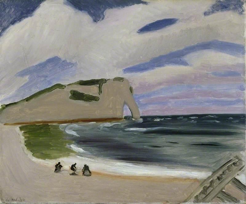 Women on the Beach, Etrétat (1920) Henri Matisse tablo - Dekolata