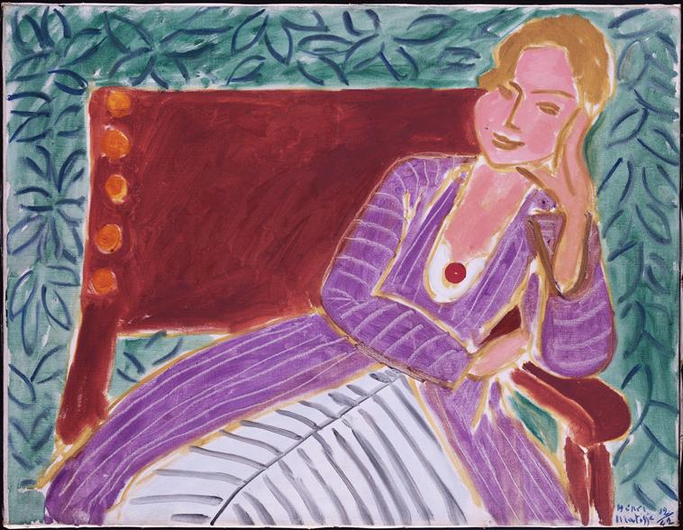 Young Girl In A Persian Dress (1942) Henri Matisse tablo - Dekolata