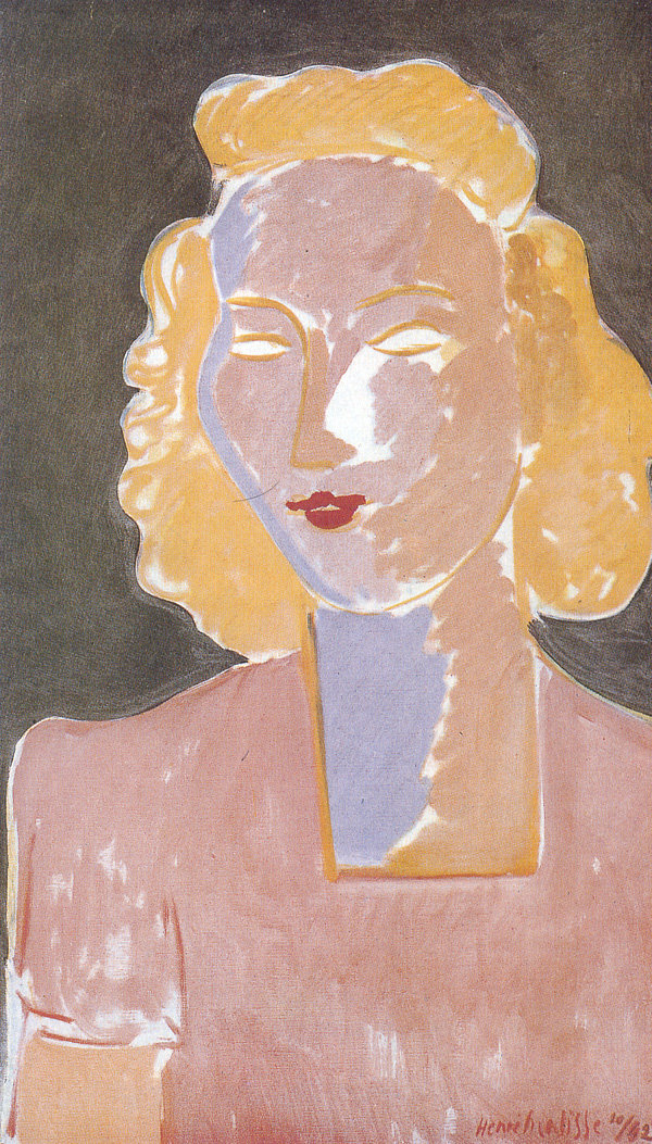 Young Girl in Rose (1942) – Henri Matisse Tablo