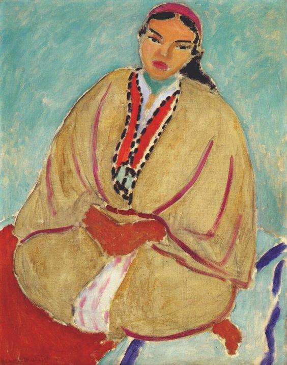 Zorah in Yellow (1912) Henri Matisse tablo - Dekolata