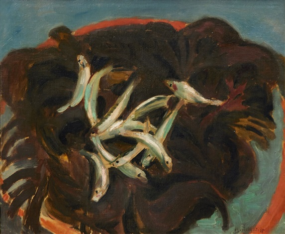 Éperlans (1920) Henri Matisse tablo - Dekolata