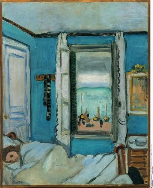Étretat Interior (1920) Henri Matisse tablo - Dekolata