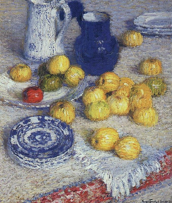 Apples (1905) Igor Grabar tablo - Dekolata