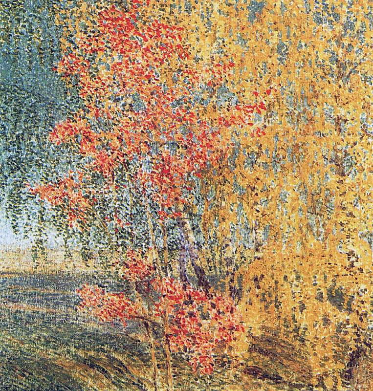 Autumn, Rowan Tree and Birches (1906) – Igor Grabar Tablo