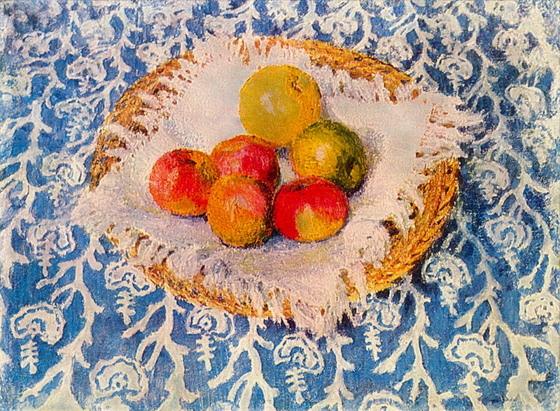 Blue Pattern (1907) Igor Grabar tablo - Dekolata