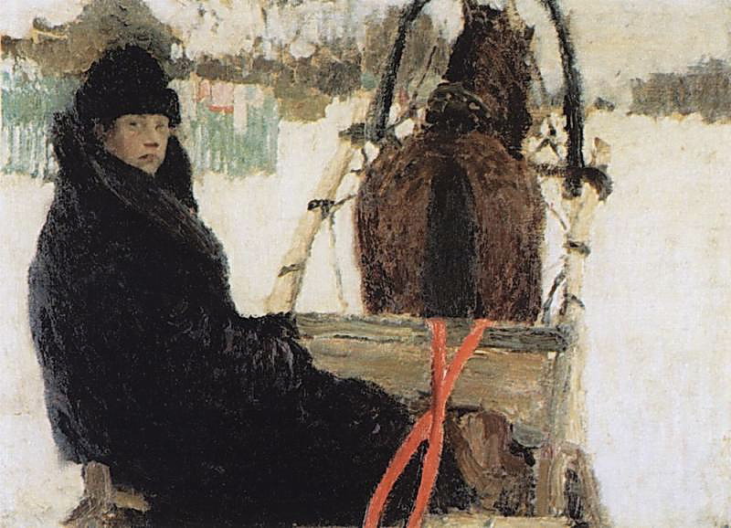 Coachman (1904) – Igor Grabar Tablo