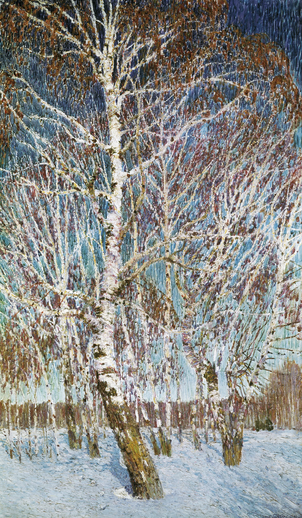 February (1904) Igor Grabar tablo - Dekolata