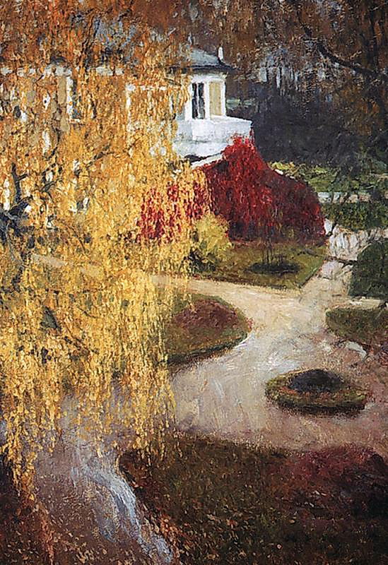 Golden Leaves (1901) Igor Grabar tablo - Dekolata