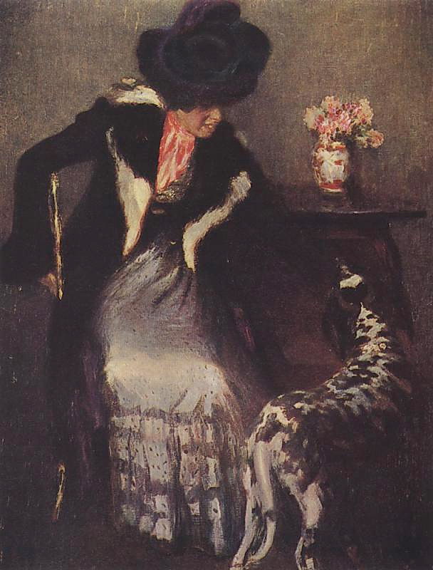 Lady with Dog (1899) Igor Grabar tablo - Dekolata