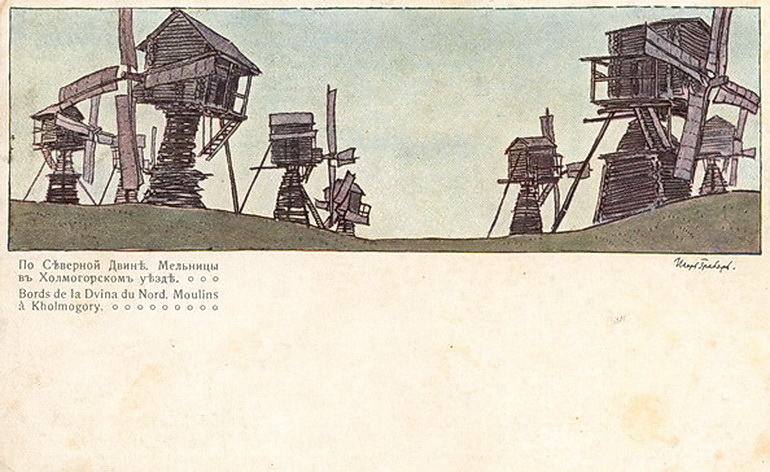 On North Dvine.6 Postcard (1902) Igor Grabar tablo - Dekolata