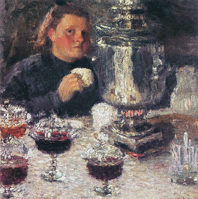 Samovar (1905) Igor Grabar tablo - Dekolata
