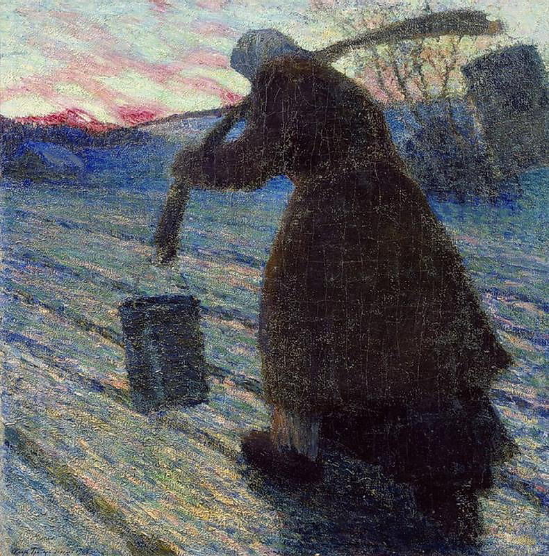 Sleet (1905) Igor Grabar tablo - Dekolata
