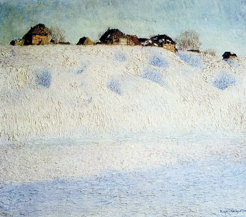 Snowdrifts (1904) Igor Grabar tablo - Dekolata