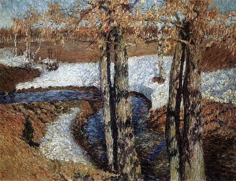 Spring Flow (1904) Igor Grabar tablo - Dekolata