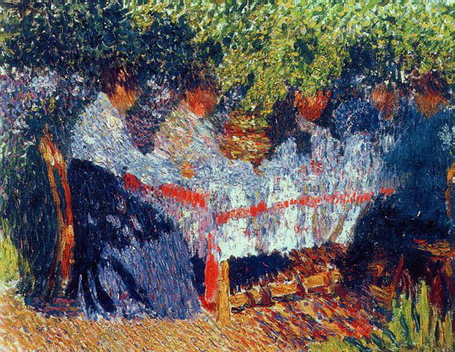 Tea Break (1904) Igor Grabar tablo - Dekolata