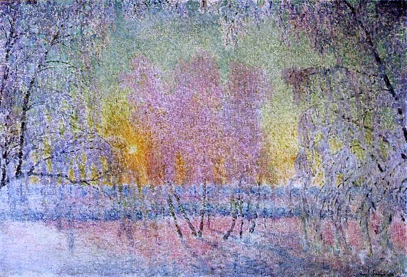 The Frost and the Sunrise (1908) Igor Grabar tablo - Dekolata