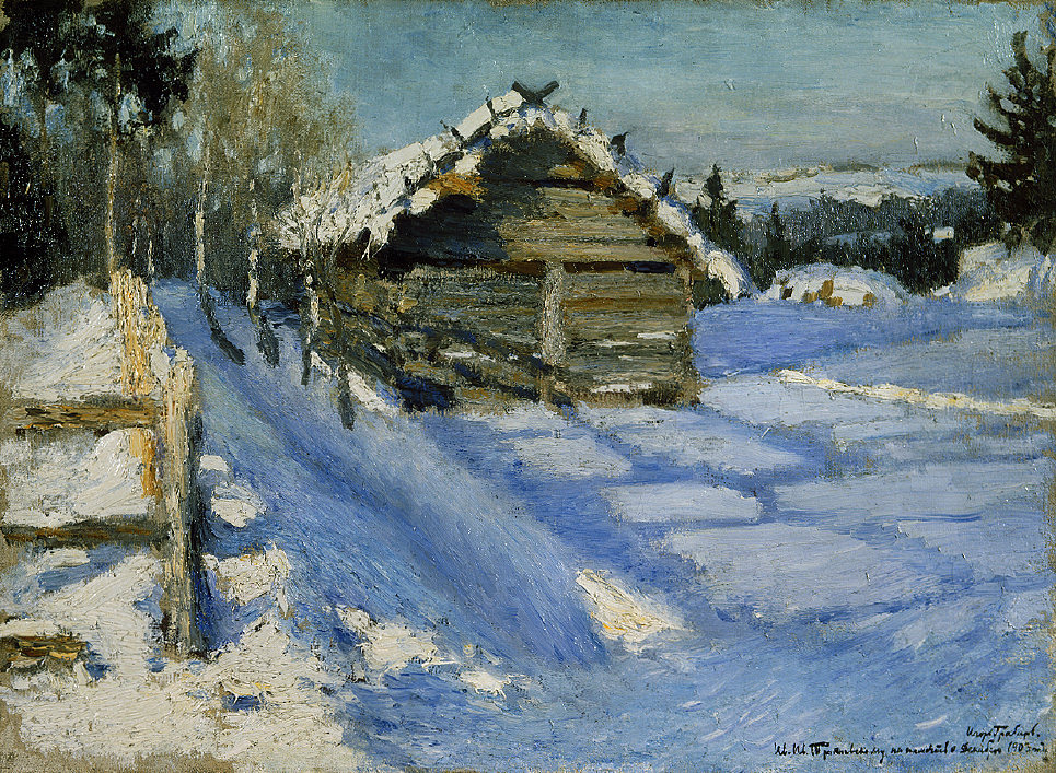 Winter (1903) Igor Grabar tablo - Dekolata