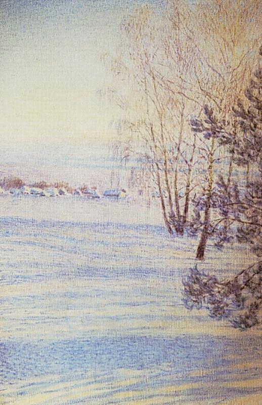 Winter (1906) Igor Grabar tablo - Dekolata