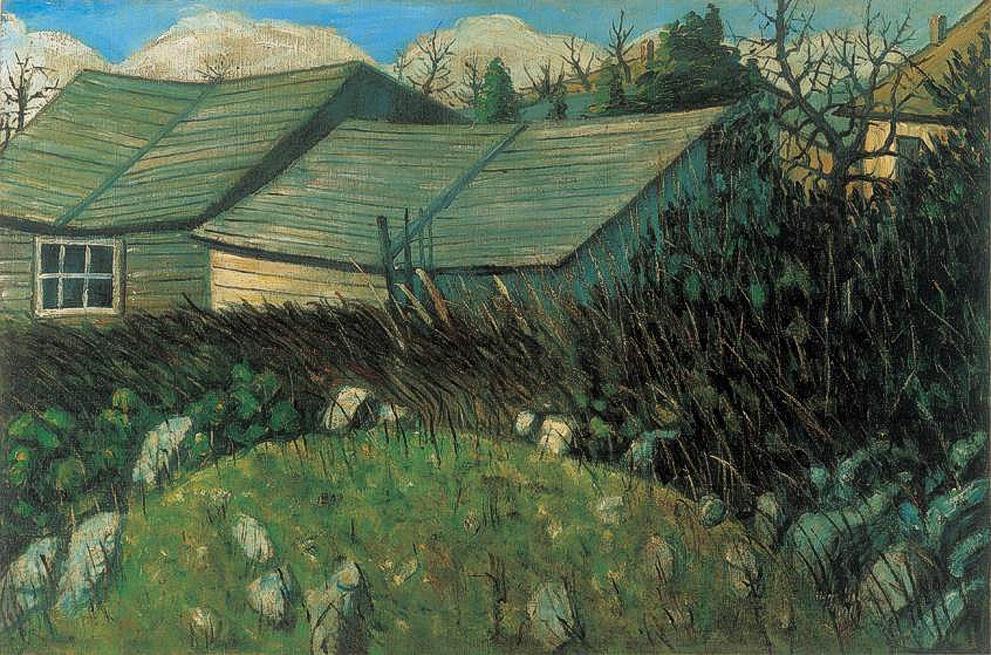 Backyard (1911) István Nagy tablo - Dekolata