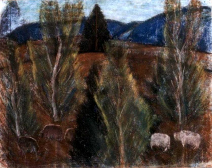 Bakony Landscape (1928) István Nagy tablo - Dekolata