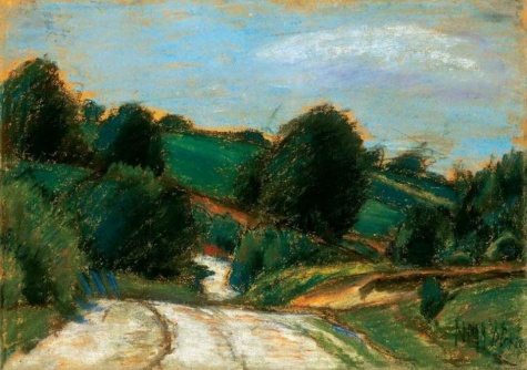 Hill landscape István Nagy tablo - Dekolata