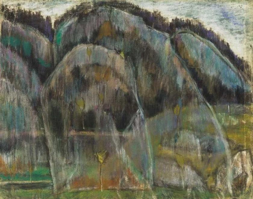Humid landscape in Transylvania (Békás) (1928) István Nagy tablo - Dekolata