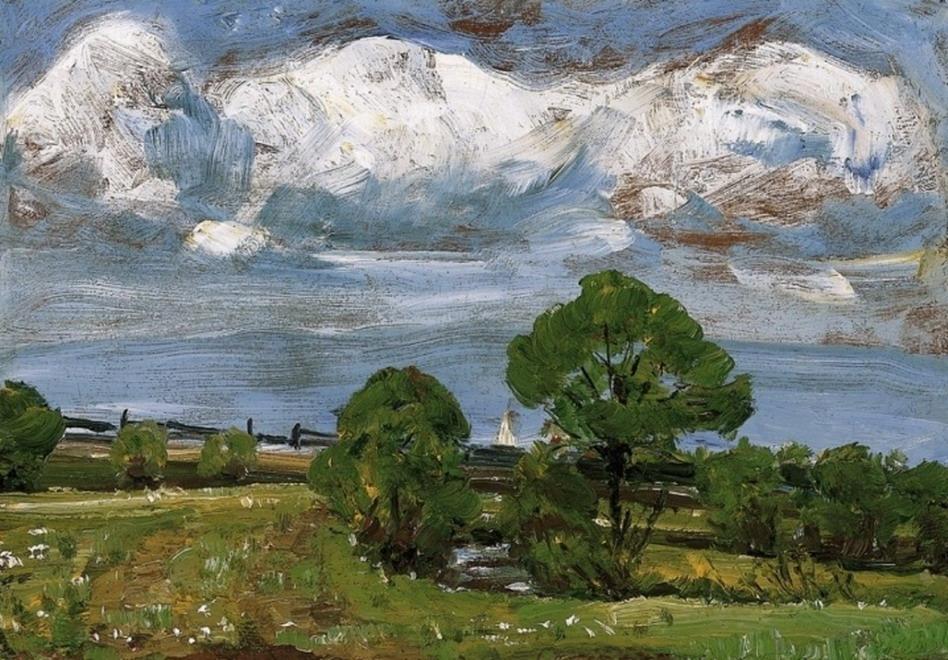 Landscape in Csik (Transylvania) – István Nagy Tablo