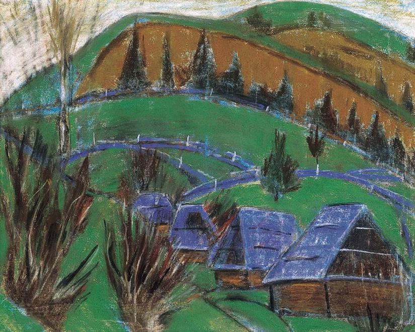 Landscape in Transylvania István Nagy tablo - Dekolata