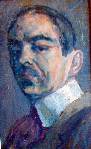 Self Portrait (1919) István Nagy tablo - Dekolata