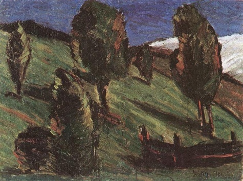 Transylvanian landscape (1925) István Nagy tablo - Dekolata