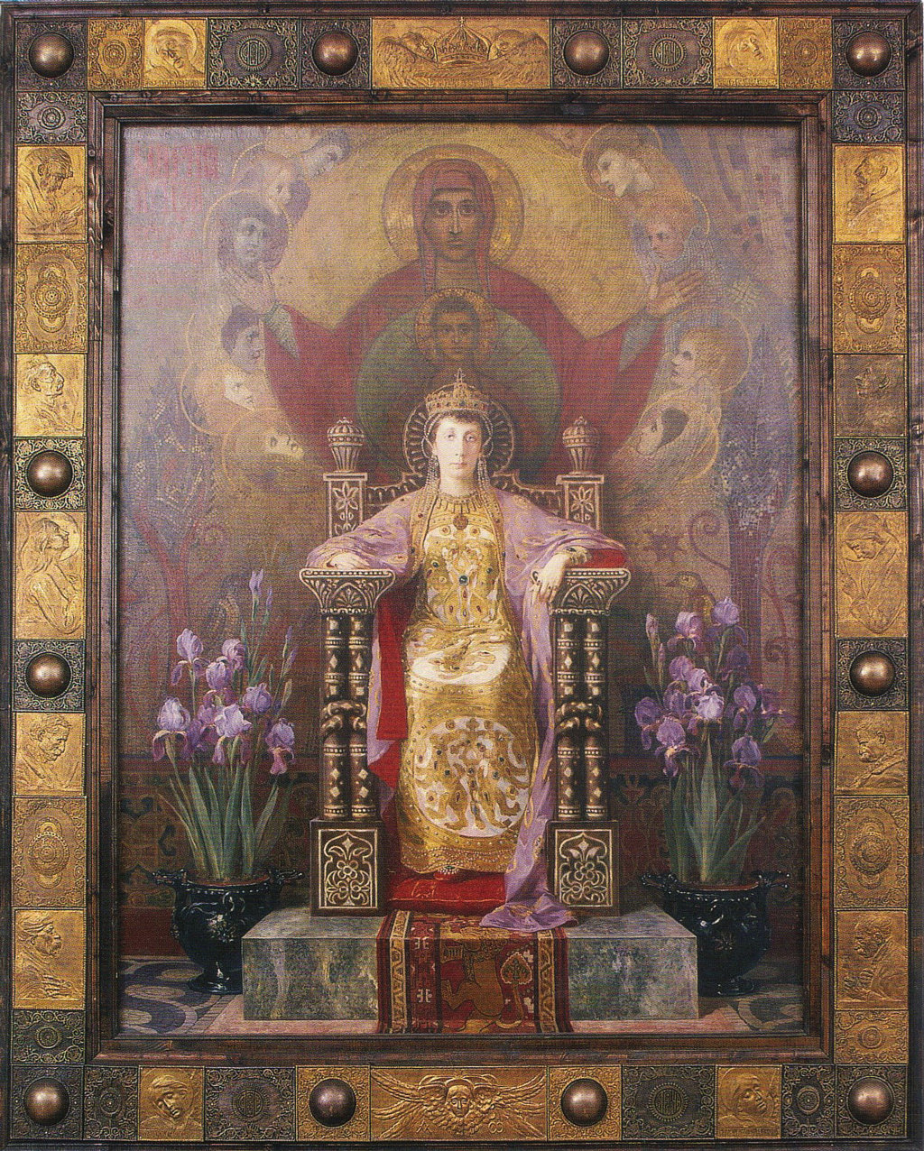 Portrait of Princess Maria Louisa (1900) Ivan Mrkvička tablo - Dekolata