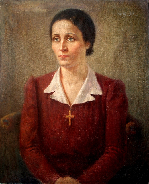 Portrait of a woman – Ivan Mrkvička Tablo