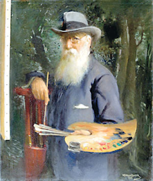 Self portrait – Ivan Mrkvička Tablo