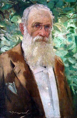 Self portrait (1926) Ivan Mrkvička tablo - Dekolata