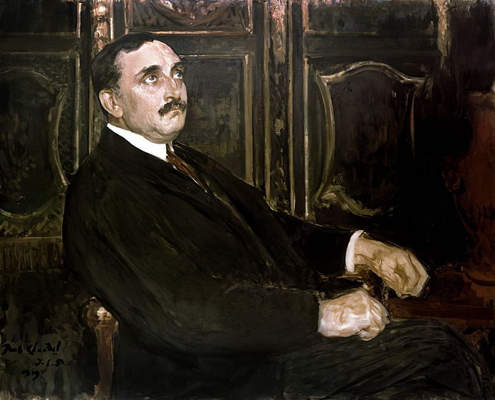 Paul Claudel, French Writer and Diplomat (1919) Jacques-Émile Blanche tablo - Dekolata
