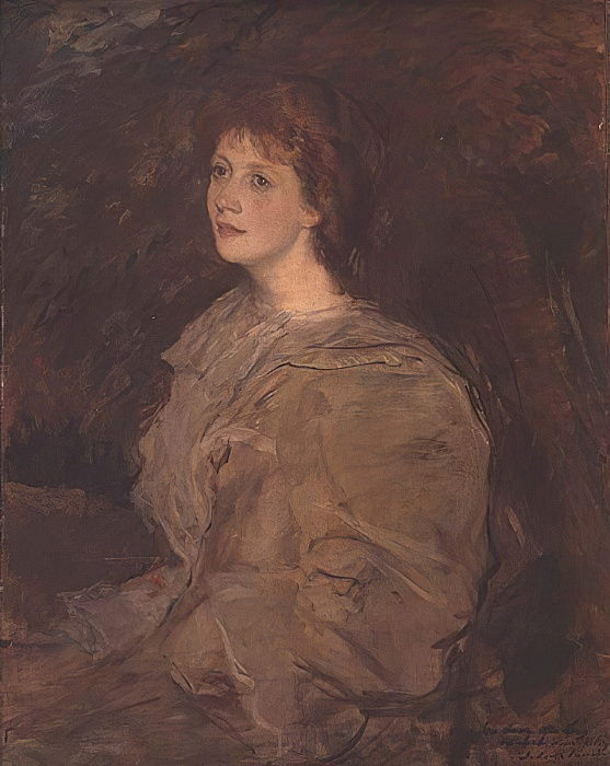 Portrait of Mabel Beardsley (1895) Jacques-Émile Blanche tablo - Dekolata