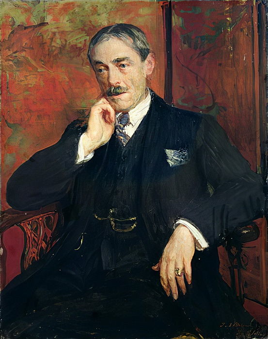 Portrait of Paul Valery (1871 1945) (1923) – Jacques-Émile Blanche Tablo