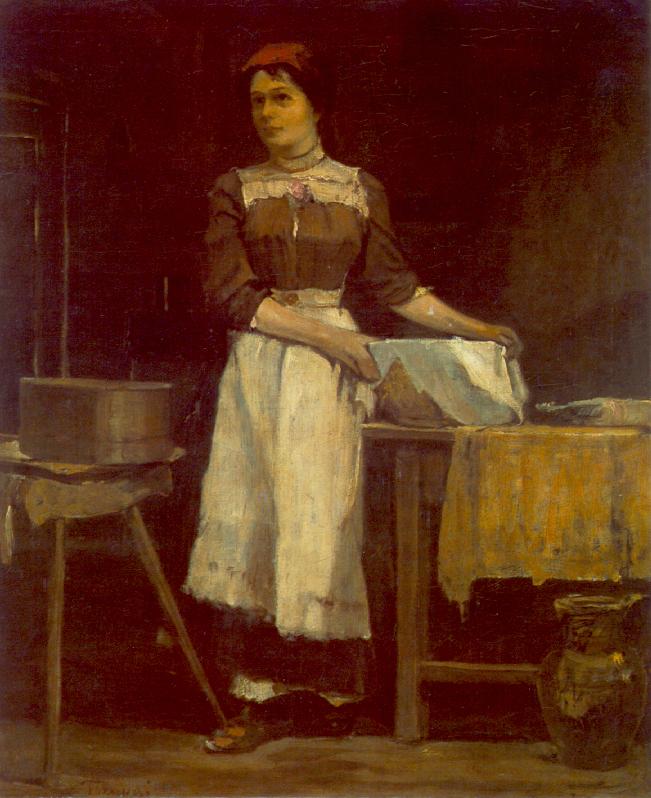 Bolting Girl (1900) – János Tornyai Tablo