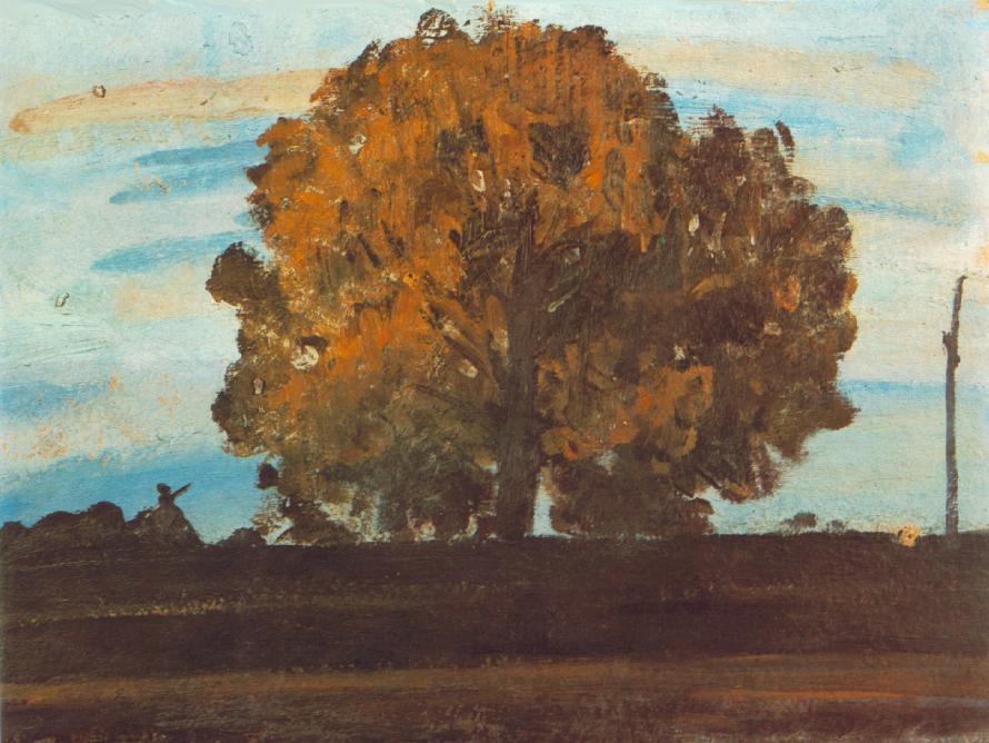 Great Tree at Mártély (1910) János Tornyai tablo - Dekolata