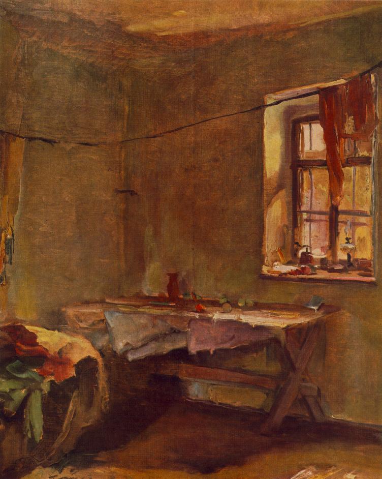 Interior (1934) János Tornyai tablo - Dekolata