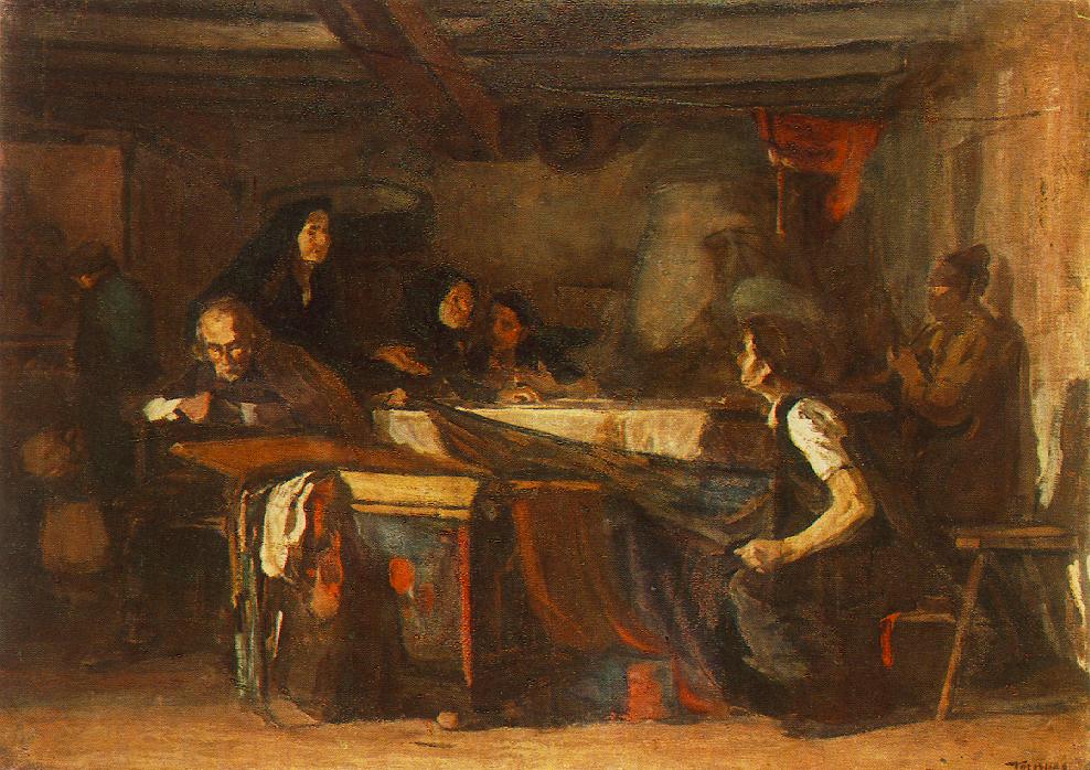 The Legacy (1920) János Tornyai tablo - Dekolata