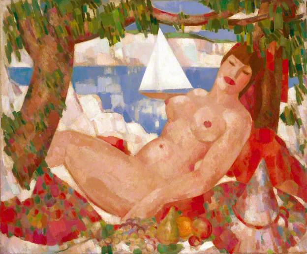 Siesta (1951) John Duncan Fergusson tablo - Dekolata