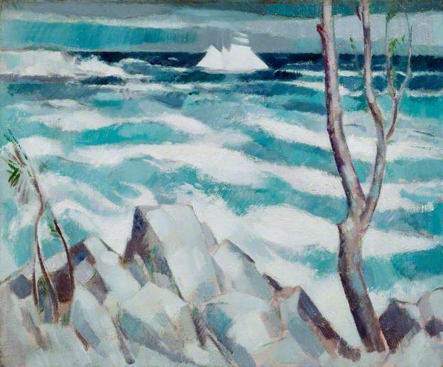 The Breeze, Antibes (1914) John Duncan Fergusson tablo - Dekolata