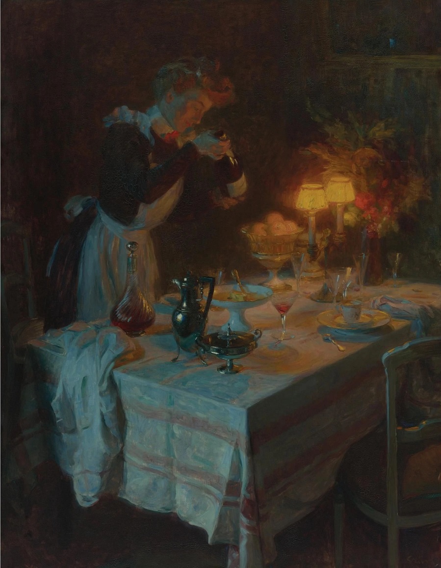 Effet De Lumiere Jules-Alexandre Grün tablo - Dekolata