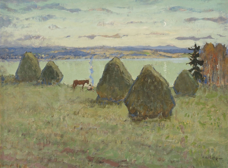At Night Konstantin Gorbatov tablo - Dekolata