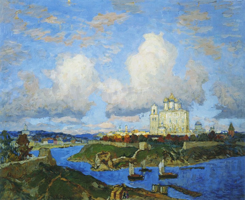 Autumn in Pskov Konstantin Gorbatov tablo - Dekolata