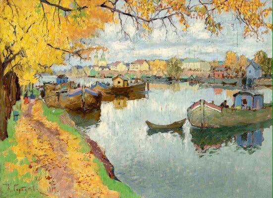 Autumn on the Islands (1919) Konstantin Gorbatov tablo - Dekolata