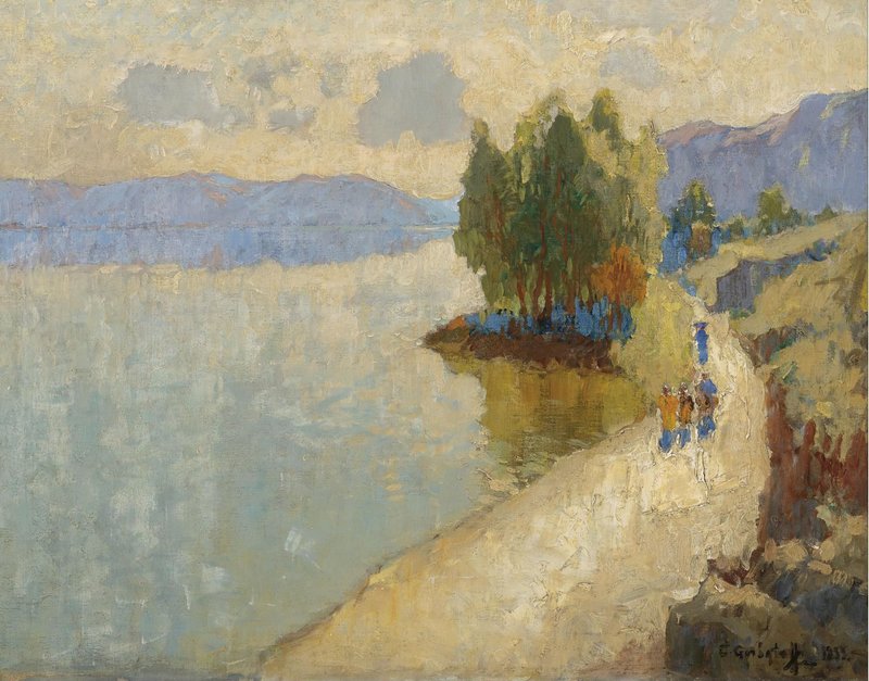 By the Lake (1933) Konstantin Gorbatov tablo - Dekolata