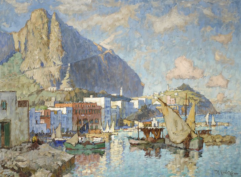 Capri Konstantin Gorbatov tablo - Dekolata